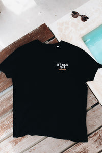 Get Away Club T-Shirt  - Black