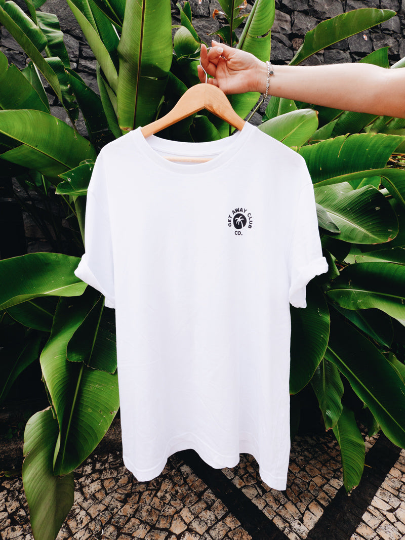 BUSY EXPLORING T-Shirt - WHITE